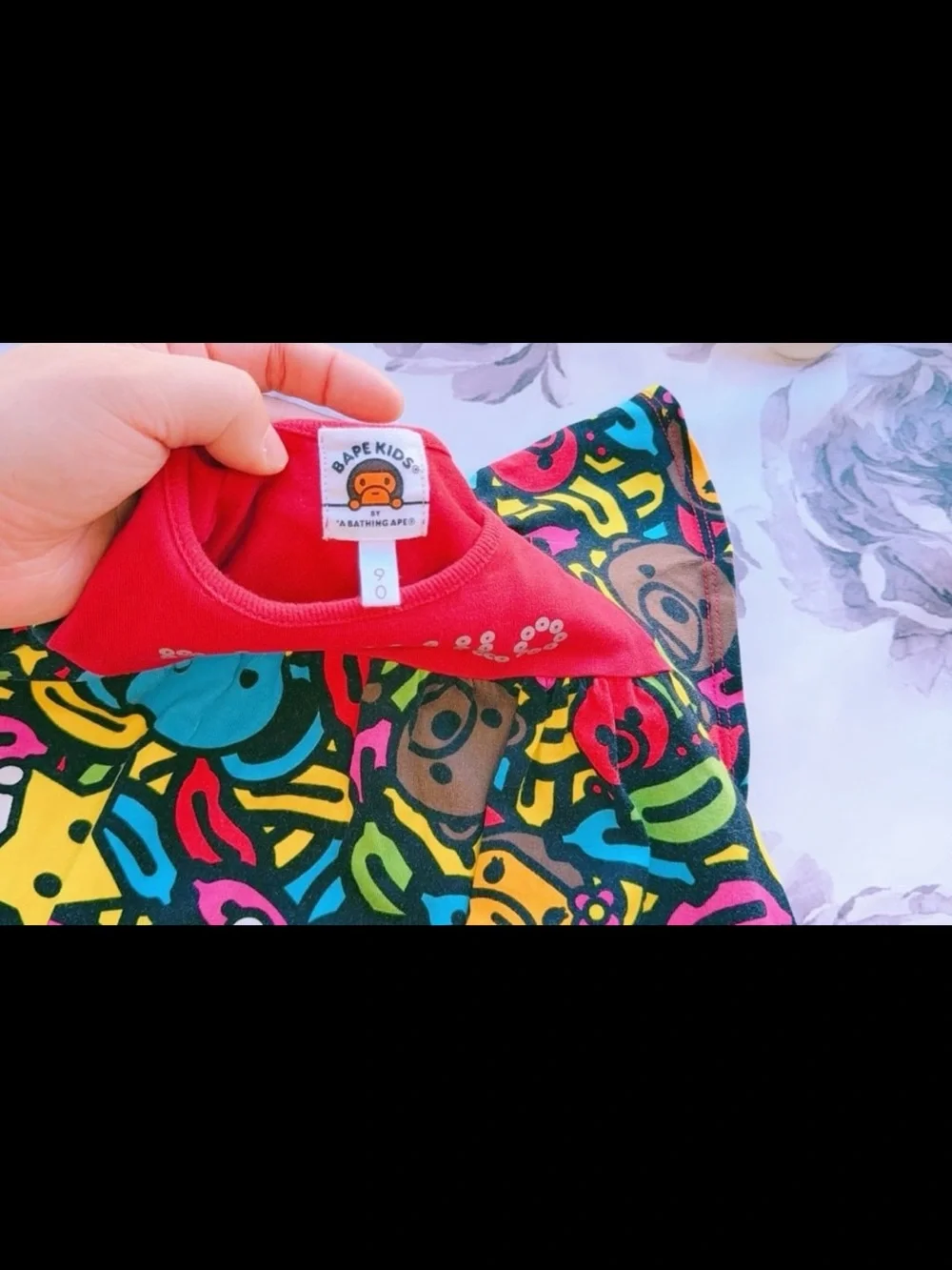 Bape girl dress size；90